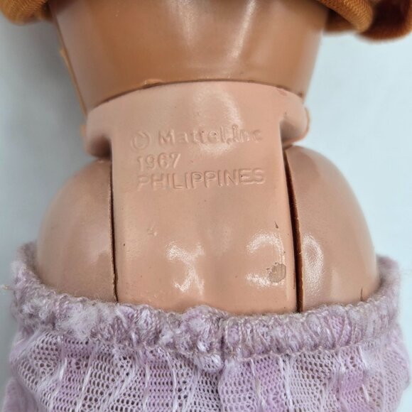 Vtg. 1967 Mattel Barbie Doll Philippines Skipper Flat Foot Blonde - Picture 3 of 6